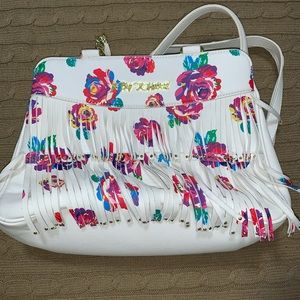 Betsey Johnson fringe purse
